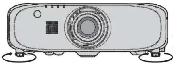 PANASONIC PT-EX610T - 調整可調支腳 - 1