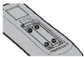 PANASONIC PT-EX610T - 插入和取出電池 - 2