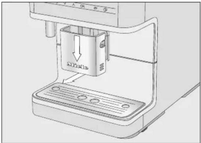 MIELE MilkPerfection CM 6360 - Dismantling and cleaning the central spout - 1