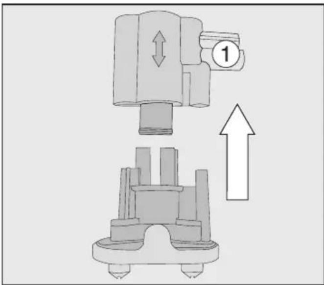 MIELE MilkPerfection CM 6360 - Dismantling and cleaning the central spout - 3