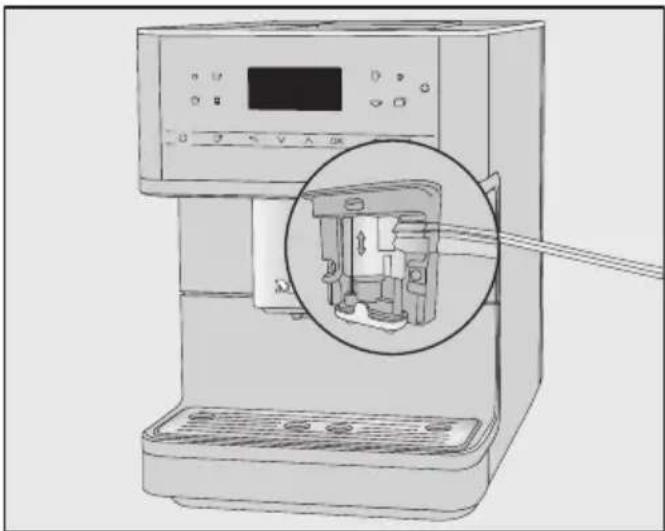 MIELE MilkPerfection CM 6360 - Reassembling the central spout - 1