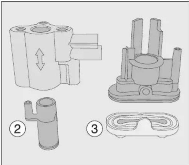 MIELE MilkPerfection CM 6360 - Dismantling and cleaning the central spout - 4