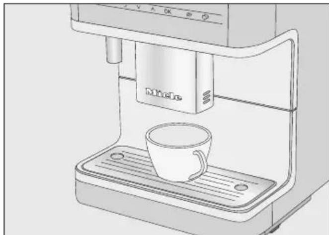 MIELE MilkPerfection CM 6360 - Using the milk flask - 2