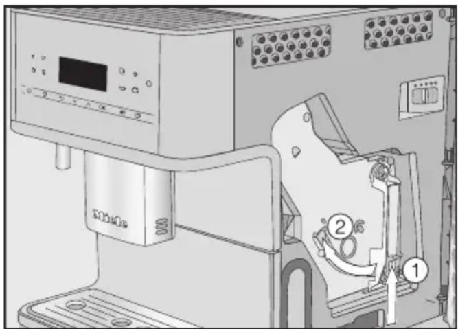 MIELE MilkPerfection CM 6360 - Cleaning the brew unit and interior - 1