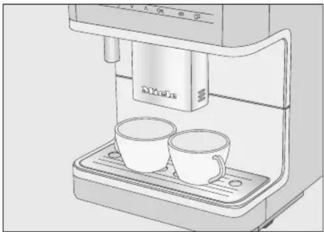 MIELE MilkPerfection CM 6360 - Making 2 portions (☐ sensor control) - 1