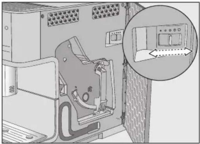 MIELE MilkPerfection CM 6360 - Adjusting the fineness of grind - 1