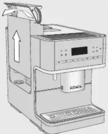 MIELE MilkPerfection CM 6360 - Filling the water container - 3