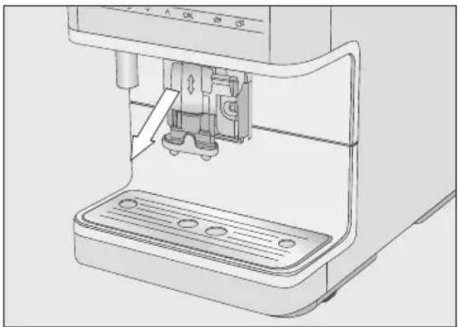 MIELE MilkPerfection CM 6360 - Dismantling and cleaning the central spout - 2