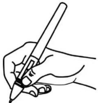 Huion Inspiroy H640P - Hold the pen - 1