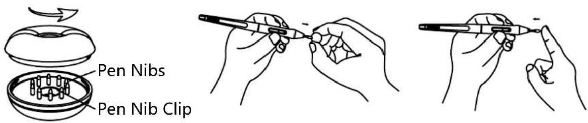 Huion Kamvas Pro 16 Premium - Pen Nib Replacement - 1