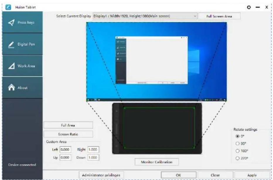 Huion Kamvas Pro 16 Premium - Using Multiple Monitors - 1