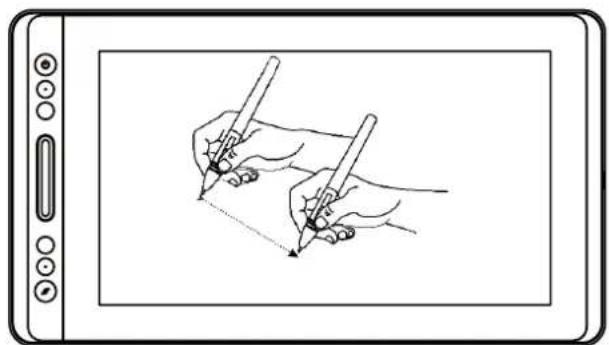 Huion Kamvas Pro 16 Premium - Position the cursor - 1