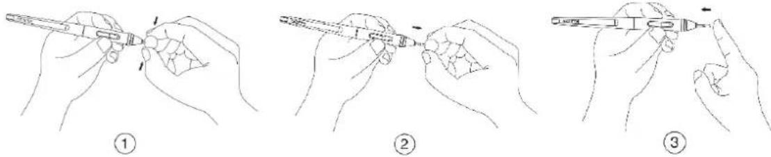 Huion Inspiroy Q11K V2 - Pen Nib Replacement - 1