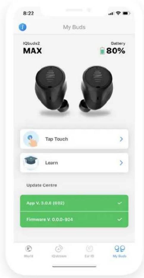 Nuheara IQbuds 2 MAX - What Is Tap Touch? - 5
