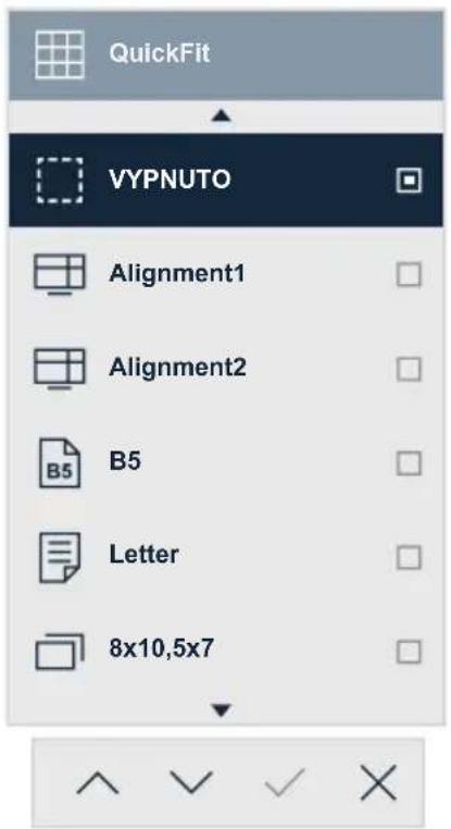 QuickFit VYPNUTO Alignment1 Alignment2 B5 Letter 8x10,5x7