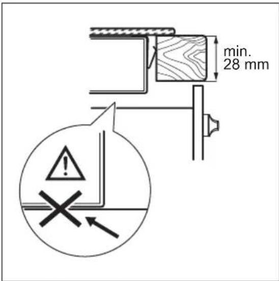 SMEG SI2M7953DW - Attaching the seal - Integrated installation - 6