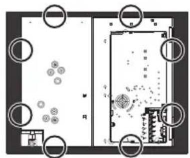 SMEG PM3953D - Position of slot for clips - 1