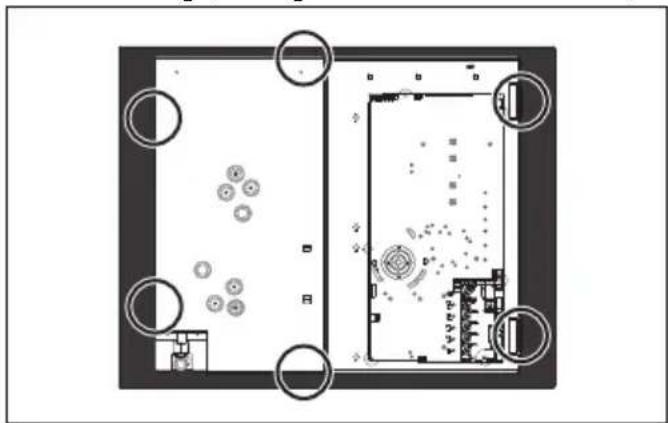 SMEG PM3953D - Removing the hob top - 6