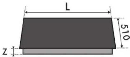 SMEG PM3953D - Appliance overall dimensions (mm) - 1