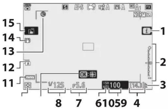 15 14 13 12 11 i 1 2 3 8 7 61059 4 V/125 F5.6 150 100 [14.3]