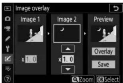 Image overlay Image 1 Image 2 Preview x 1.0 x 1.0 Overlay Save Zoom OK Select