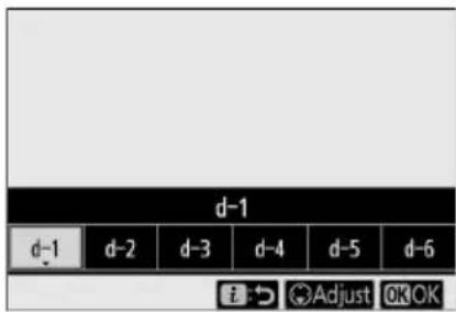 d-1 d-1 d-2 d-3 d-4 d-5 d-6 Adjust OK OK