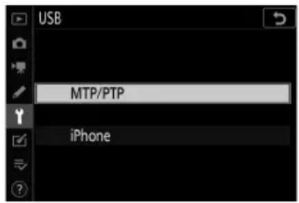USB MTP/PTP iPhone