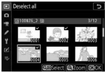 Deselect all 100HZ6_2 3/12 0001 0002 0003 0004 0005 0006 Select Zoom OKOK