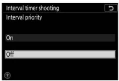 NIKON Z 7II - Upravte nastavení intervalového časovače. - 16