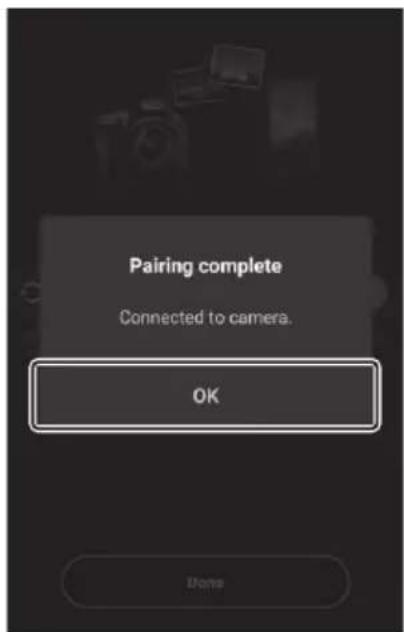NIKON Z 7II - Fotoaparát/zařízení Android : Dokončete párování podle pokynů na obrazovce. - 2