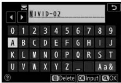 NIKON Z 7II - Pojmenujte Picture Control. - 1