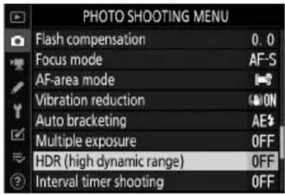 NIKON Z 7II - Pořizování HDR fotografií - 1