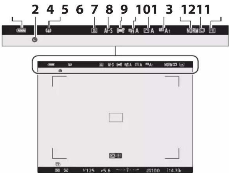 2 4 5 6 7 8 9 101 3 1211 AF-S A A A1 NORM AF-S A A A1 NORM V125 V56 28100 [14.3]