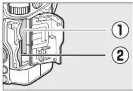 NIKON Z 7II - Vkládání paměťových karet - 1