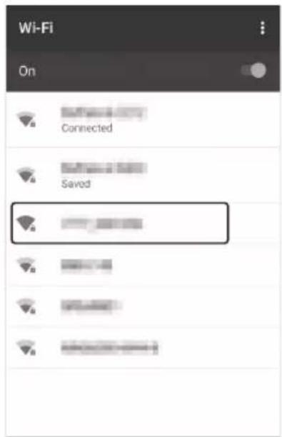 NIKON Z 7II - Chytré zařízení: Zadejte SSID a heslo zobrazené fotoaparátem v kroku 4. - 1