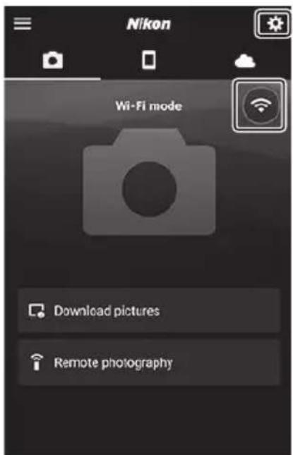 NIKON Z 7II - Ukončení režimu Wi-Fi - 1