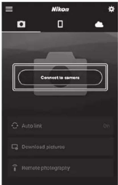 NIKON Z 7II - Zařízení Android : Spust'te aplikaci SnapBridge . - 2