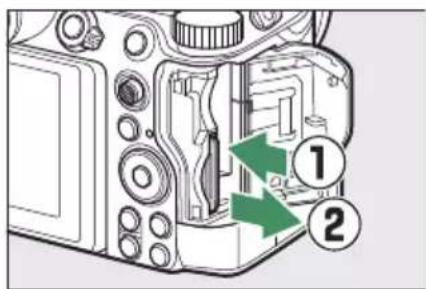 NIKON Z 7II - Vyjímání paměťových karet - 1