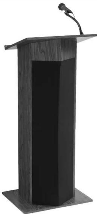 Oklahoma Sound Power Plus Lectern - INSTRUCTION MANUAL - 1