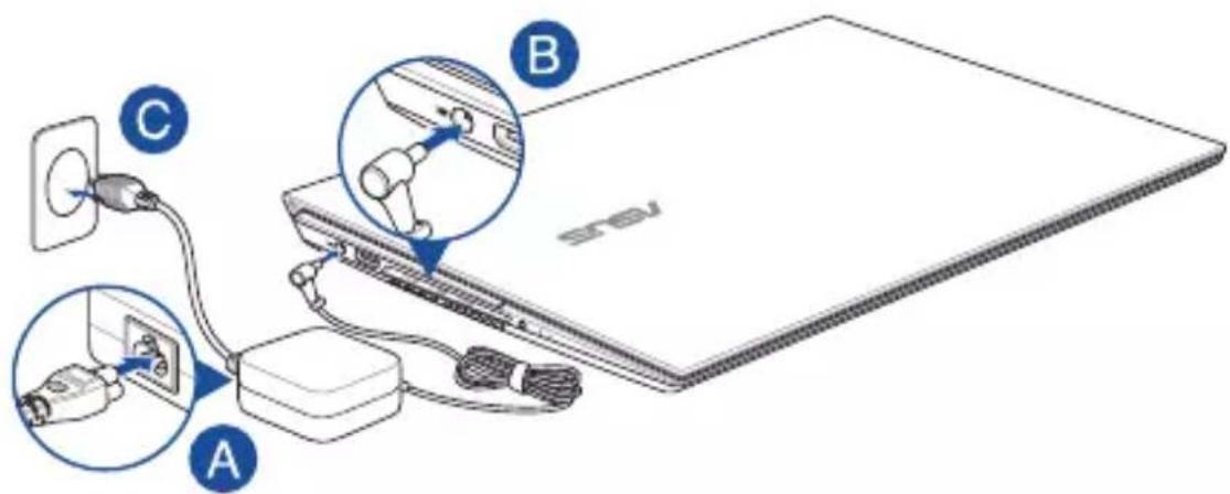 ASUS ZenBook Pro Duo 15 - Začínáme Nabijte si notebook - 2