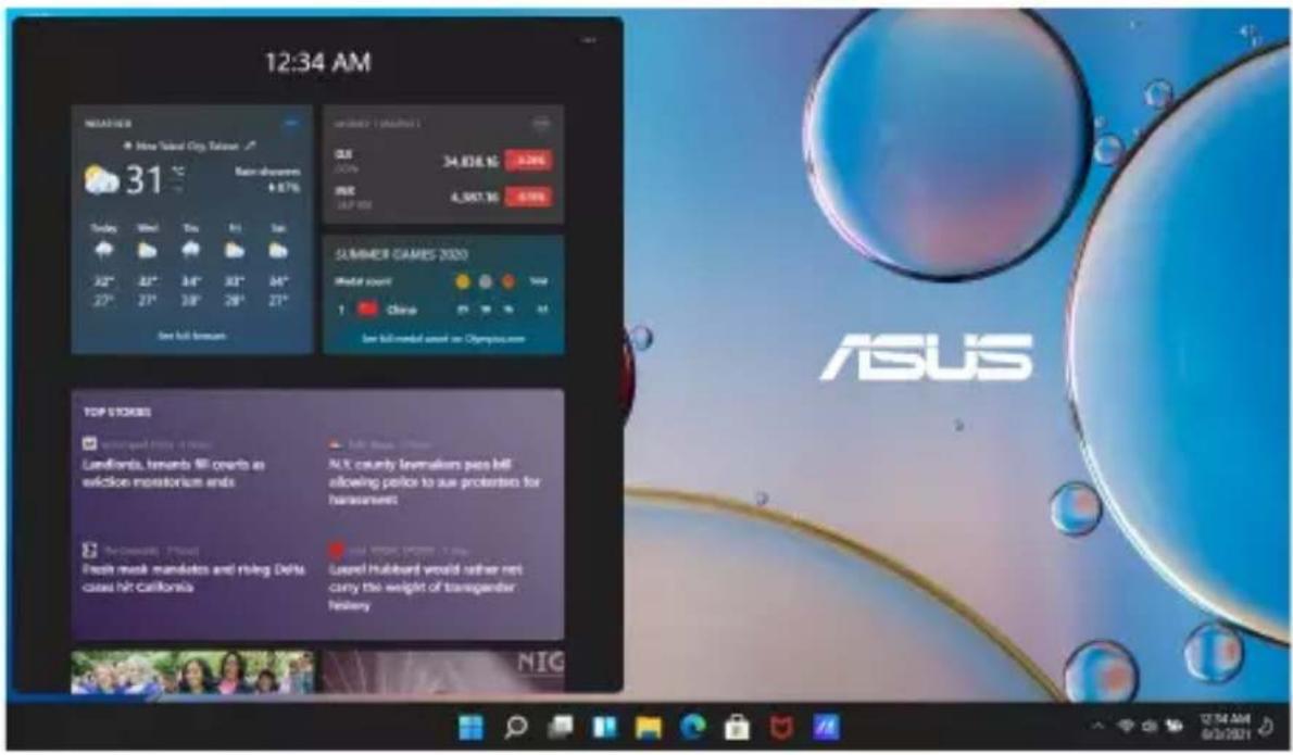 ASUS ZenBook Pro Duo 15 - Widgety - 1