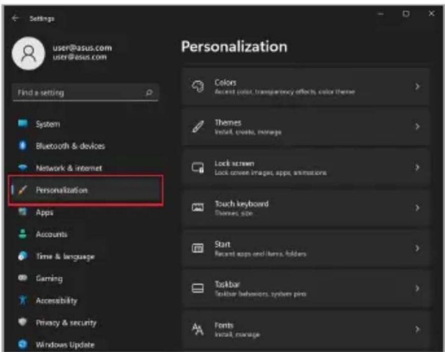 ASUS ZenBook Flip S - Nastavení jasu displeje - 1