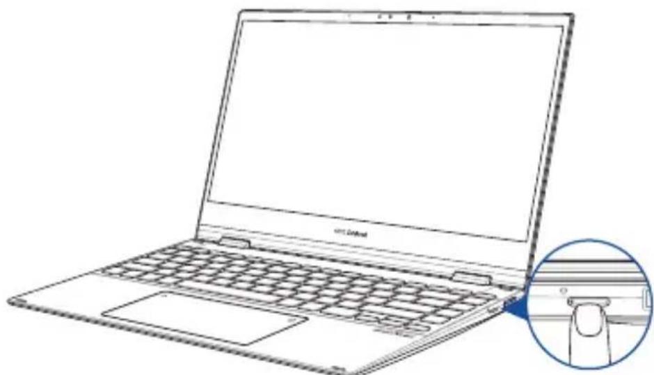 ASUS ZenBook Flip S - Stiskněte tlačítko napájení - 1