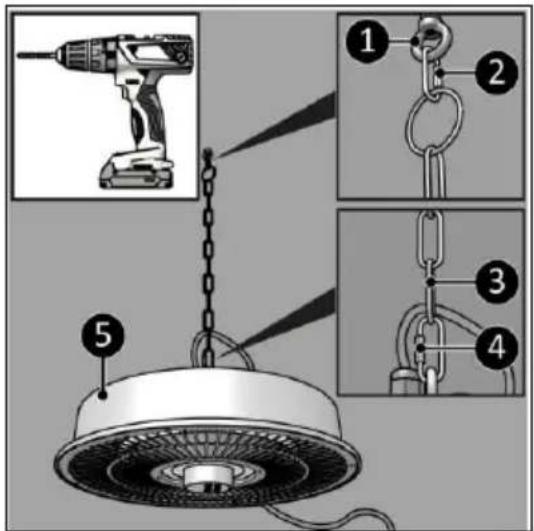 Eurom Partytent Heater 1500 RC - UPOZORNENIE - 1