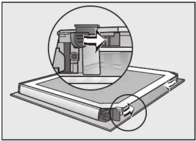 MIELE H 7262 BP - Dismantling the door - 8