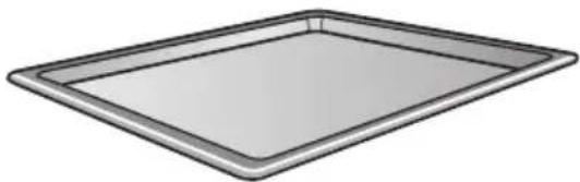 MIELE H 7262 BP - Baking tray, universal tray and rack with non-tip notches - 1