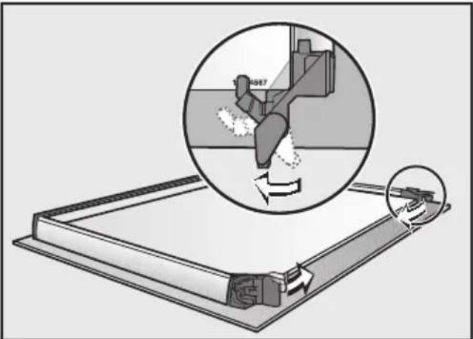 MIELE H 7262 BP - Dismantling the door - 6