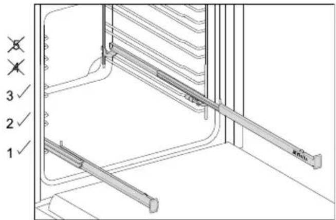 MIELE H 7262 BP - FlexiClip runners HFC 70-C - 1