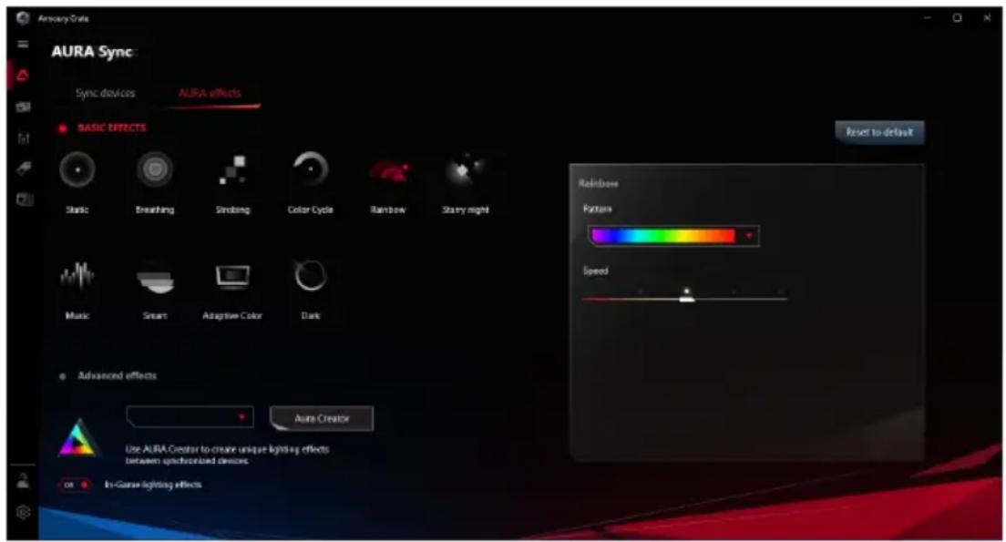 ASUS ROG Swift PG259QNR - Aura - 1