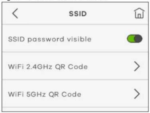 SSID SSID password visible WiFi 2.4GHz QR Code WiFi 5GHz QR Code